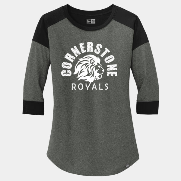 Ladies 3/4 Sleeve New Era Top Thumbnail