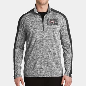 PosiCharge ® Electric Heather Colorblock 1/4 Zip Pullover Thumbnail
