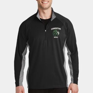Sport Wick ® Stretch Contrast 1/2 Zip Pullover Thumbnail