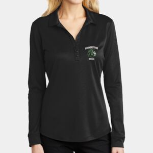 ® Ladies Silk Touch ™ Performance Long Sleeve Polo Thumbnail